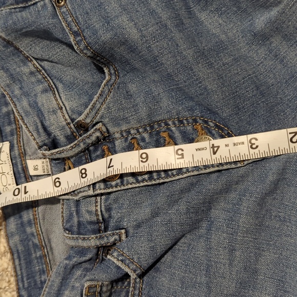 Sofia Jeans Side Panel Melisa Flare Button Front Size 0 Short Y2K Style - Picture 11 of 13